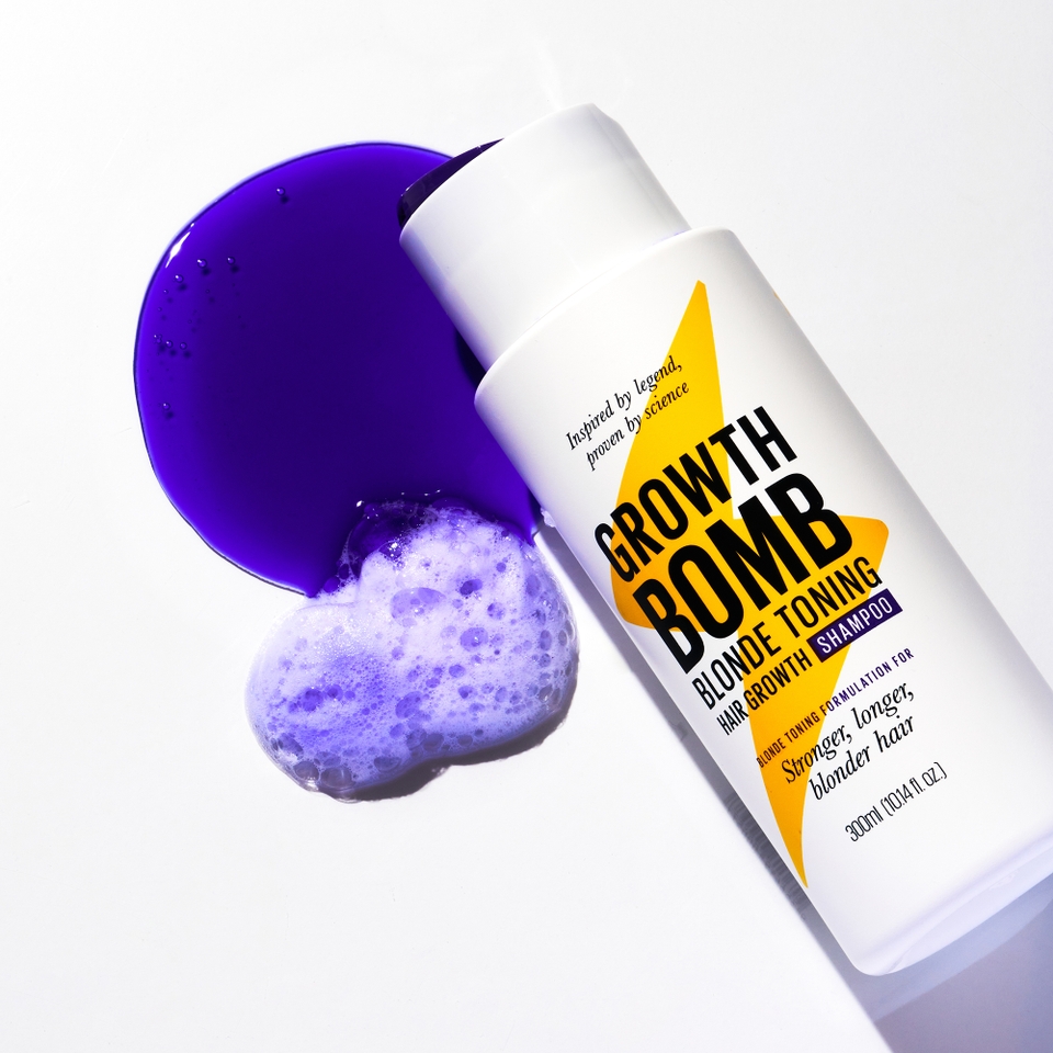 Growth Bomb Blonde Toning Shampoo 300ml