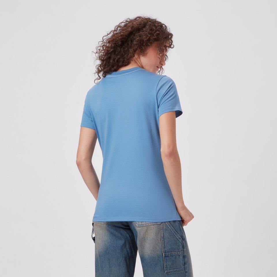 WOMENS IRELAND COTTON TEE BLUE