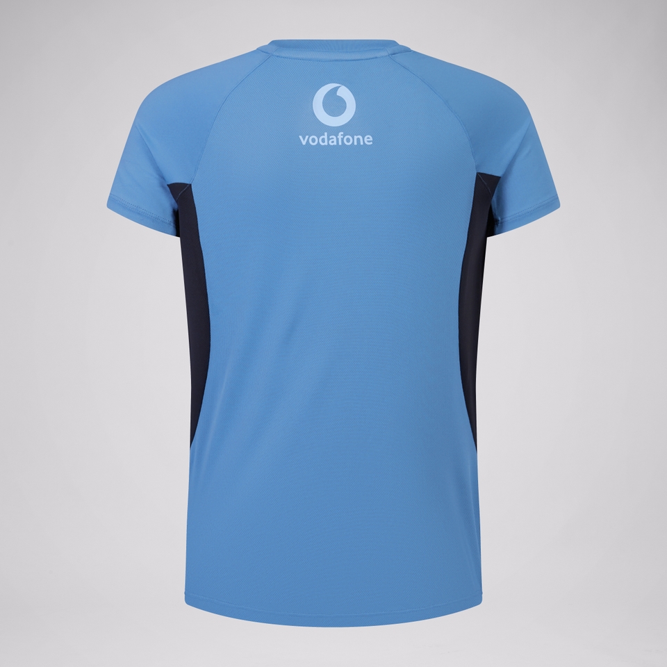 JUNIOR UNISEX IRELAND SUPERLIGHT TRAINING TEE BLUE/BLACK