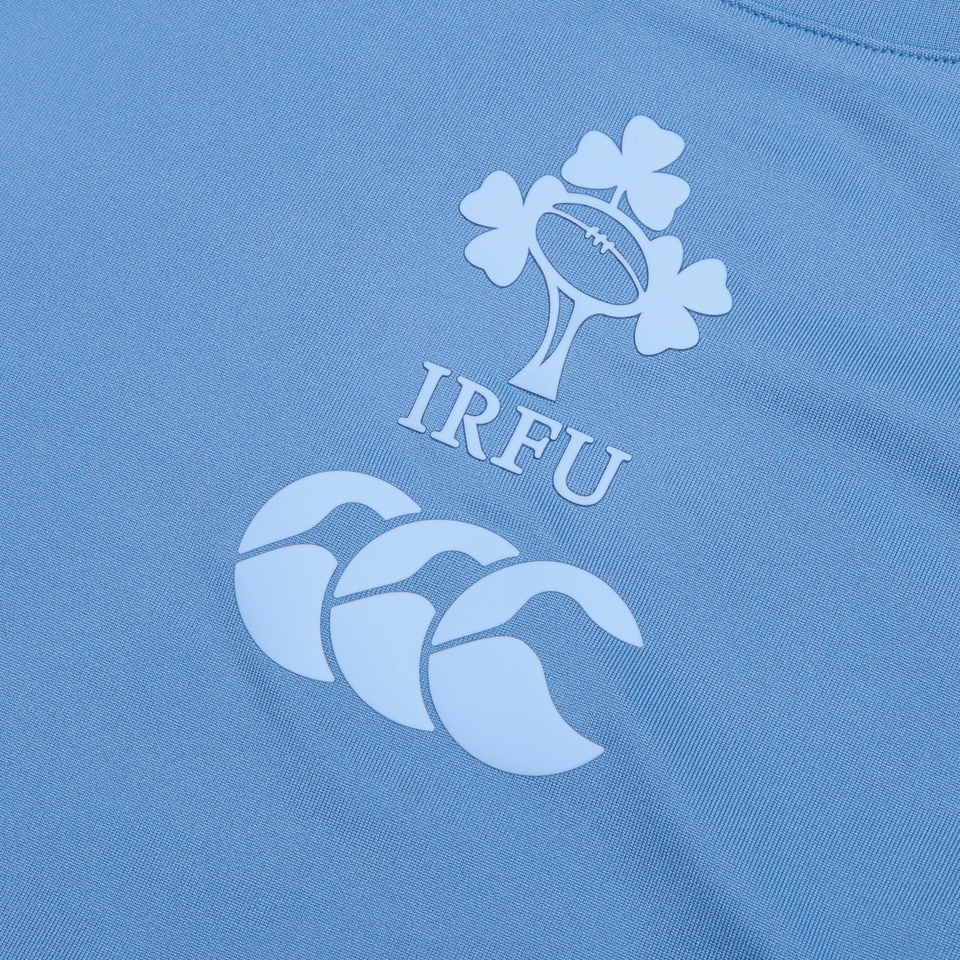 JUNIOR UNISEX IRELAND SUPERLIGHT TRAINING TEE BLUE/BLACK