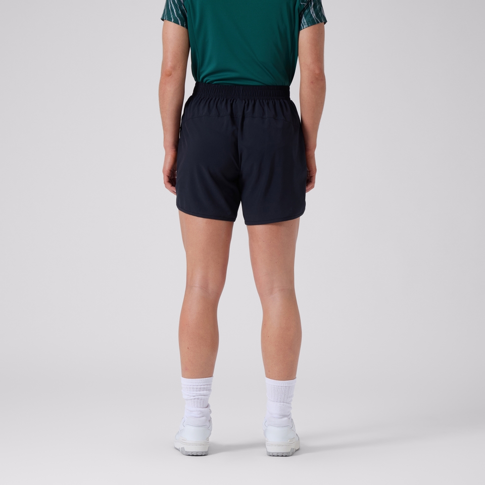WOMENS IRELAND VAPODRI WOVEN GYM SHORTS BLACK