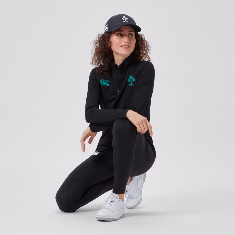 WOMENS IRELAND VAPODRI ELITE FIRST LAYER BLACK
