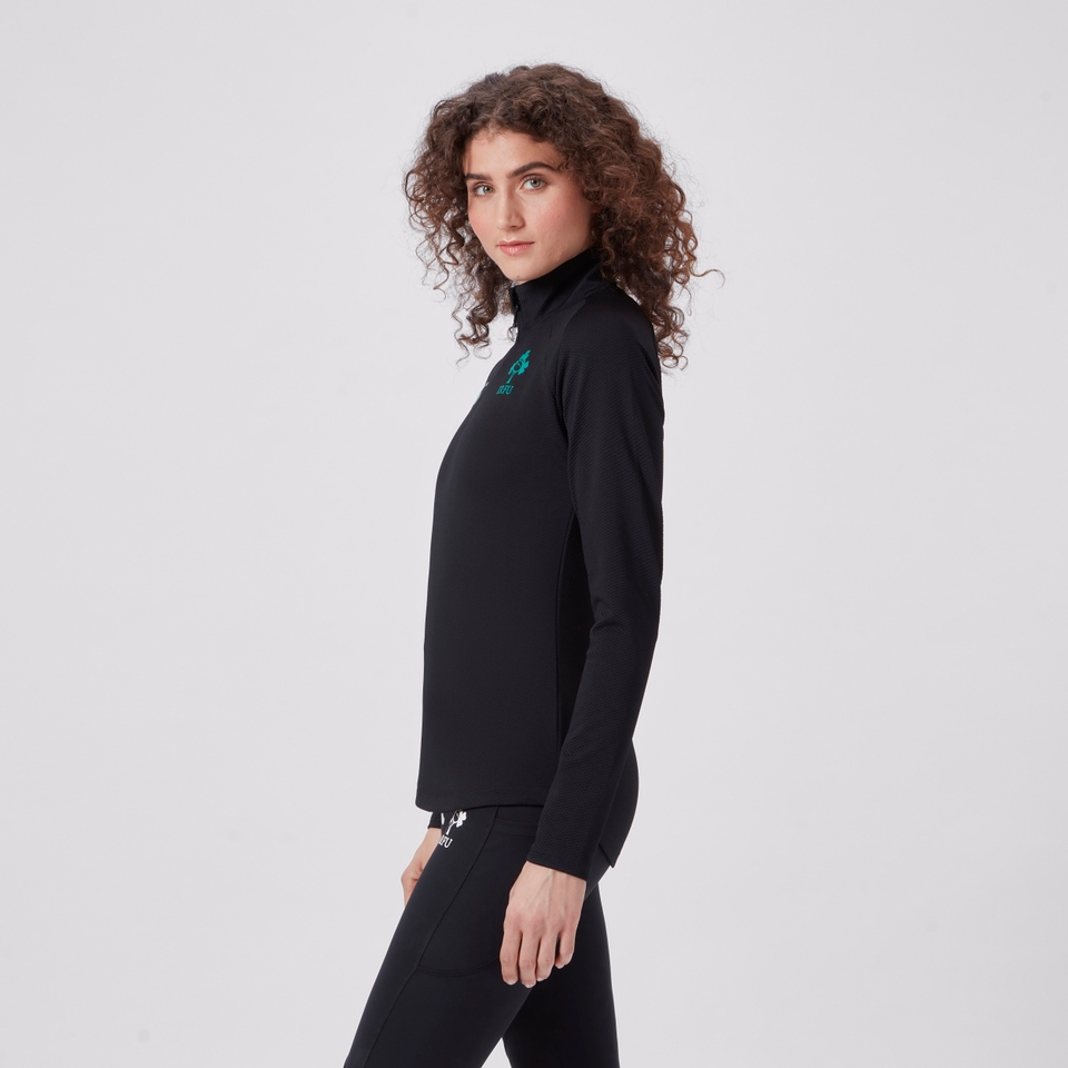 WOMENS IRELAND VAPODRI ELITE FIRST LAYER BLACK