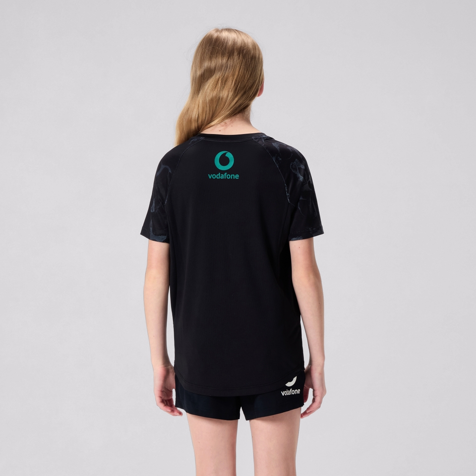 JUNIOR UNISEX IRELAND SUPER LIGHT TRAINING T-SHIRT BLACK
