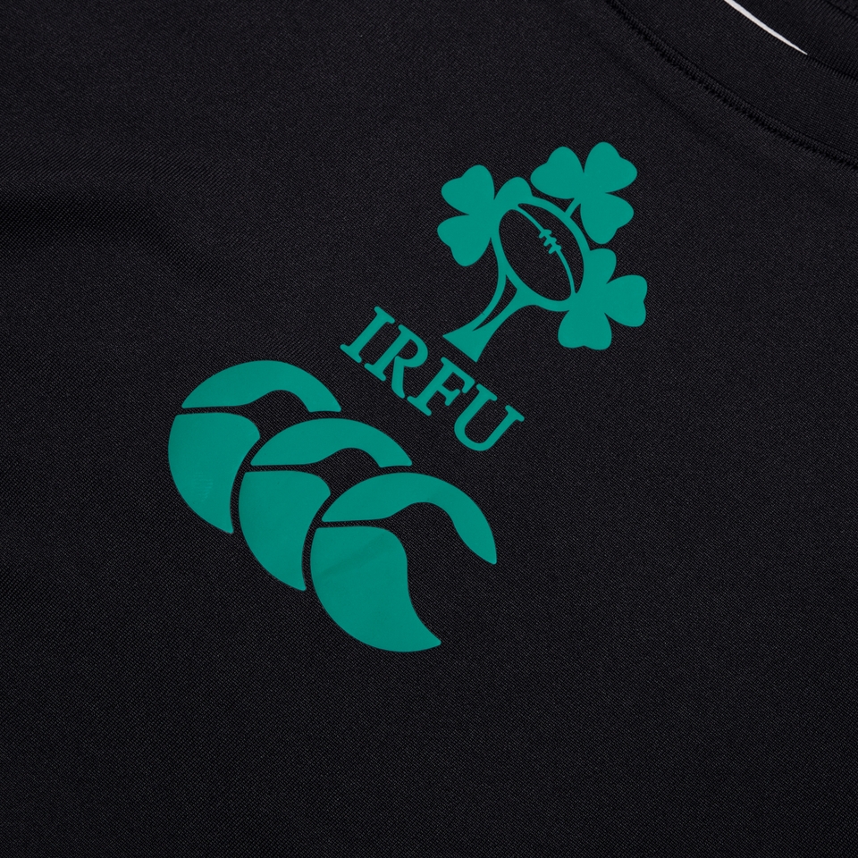 JUNIOR UNISEX IRELAND SUPER LIGHT TRAINING T-SHIRT BLACK