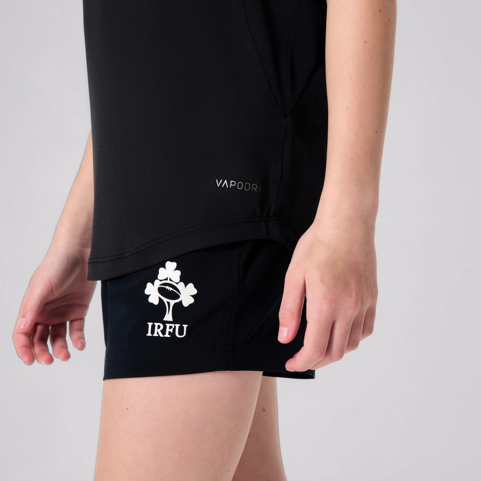 JUNIOR UNISEX IRELAND SUPER LIGHT TRAINING T-SHIRT BLACK