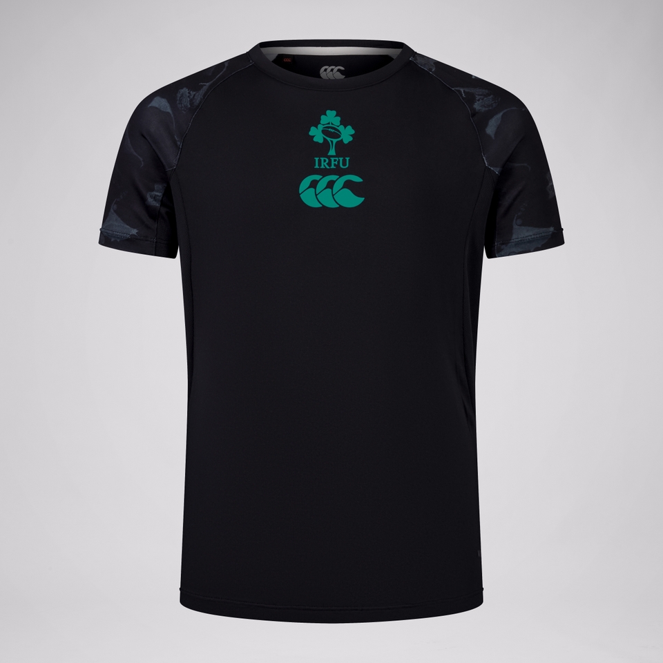 JUNIOR UNISEX IRELAND SUPER LIGHT TRAINING T-SHIRT BLACK
