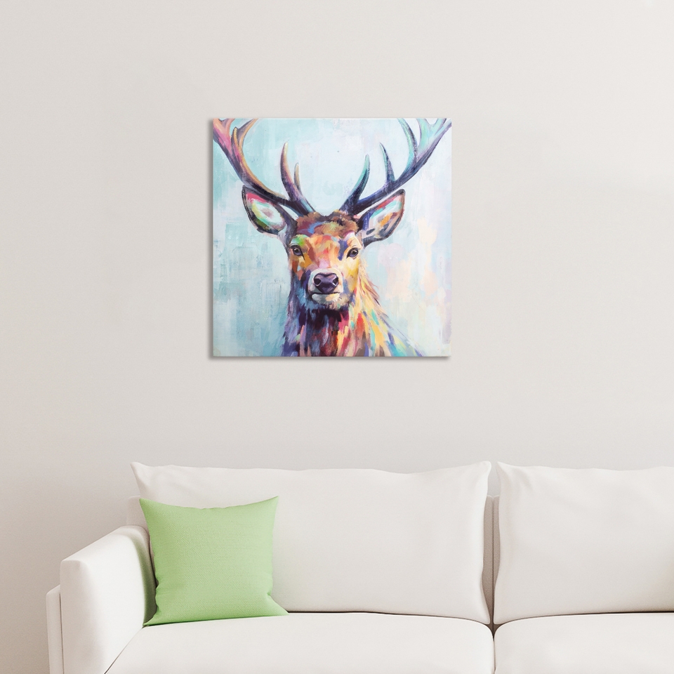Stag Canvas - 60x60cm