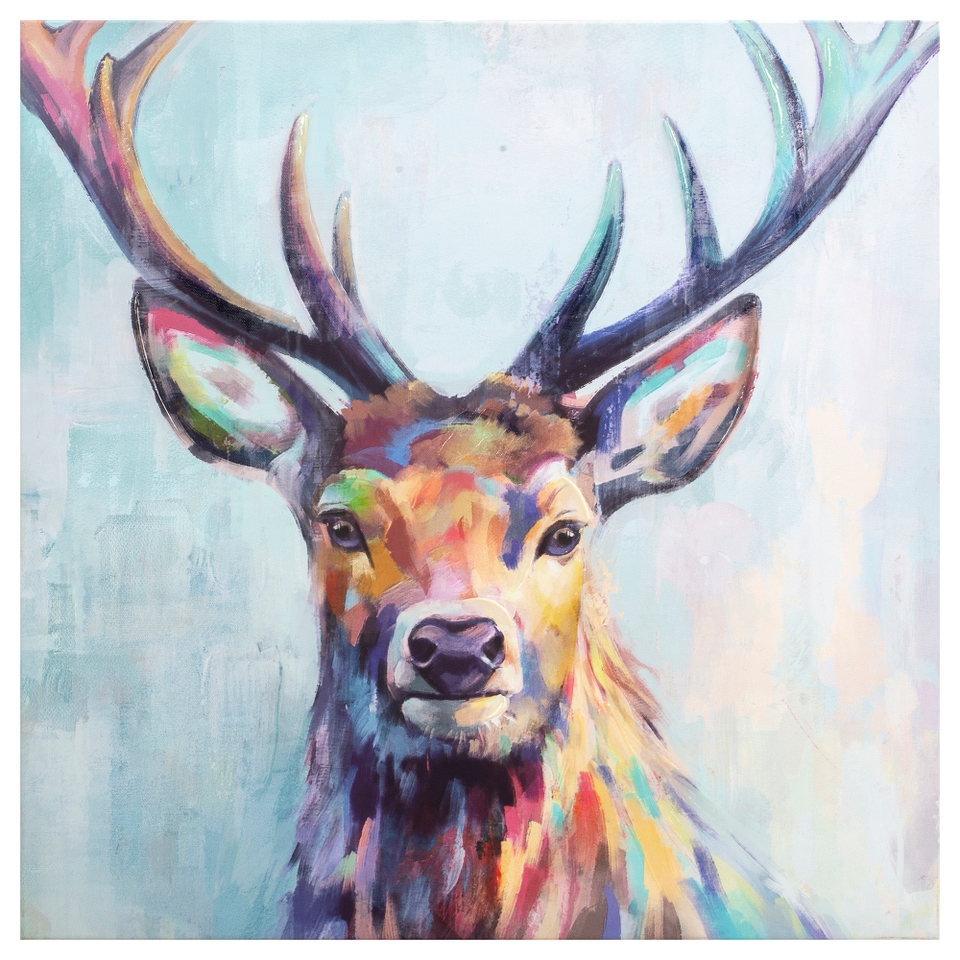 Stag Canvas - 60x60cm