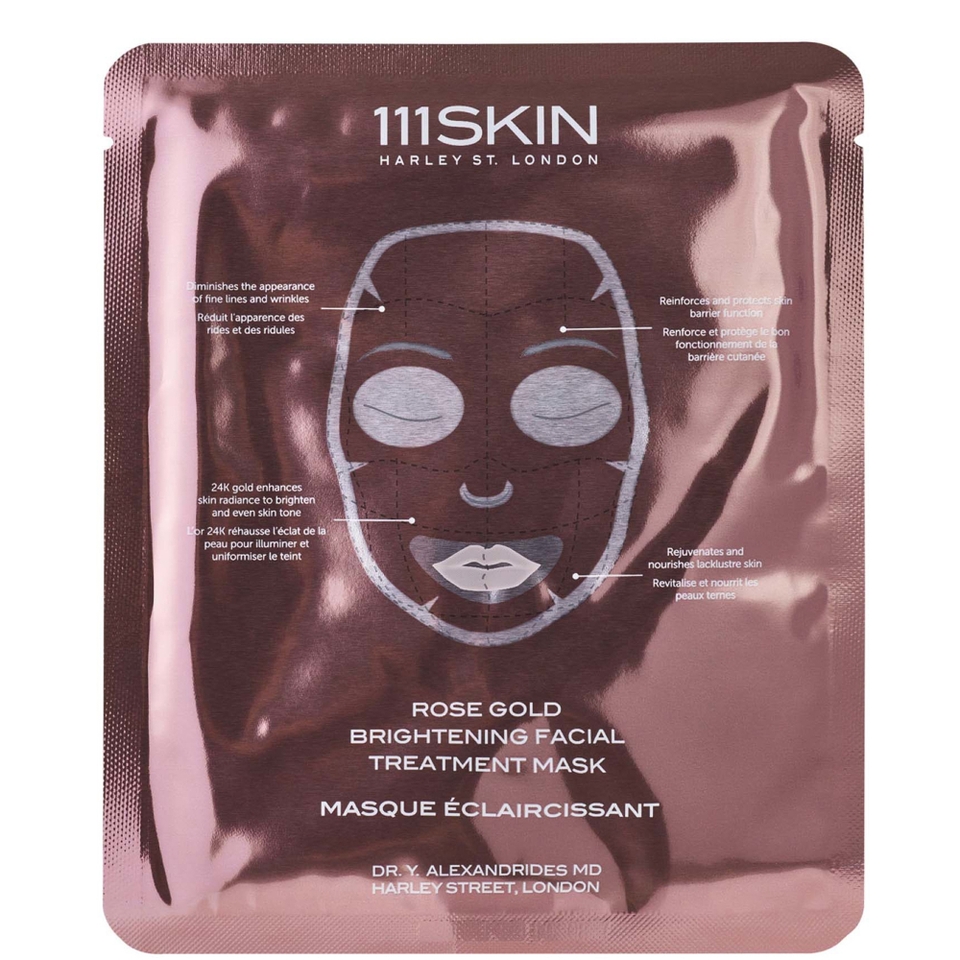 Box of FIVE 111skin Rose Gold Brightening Facial Treatment Mask *MSRP: on sale $160