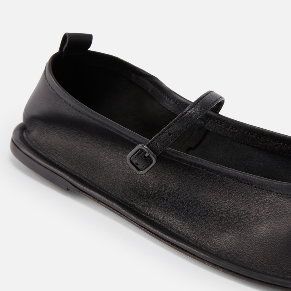 Hereu Women's Dansa Full-Grain Leather Ballet Flats
