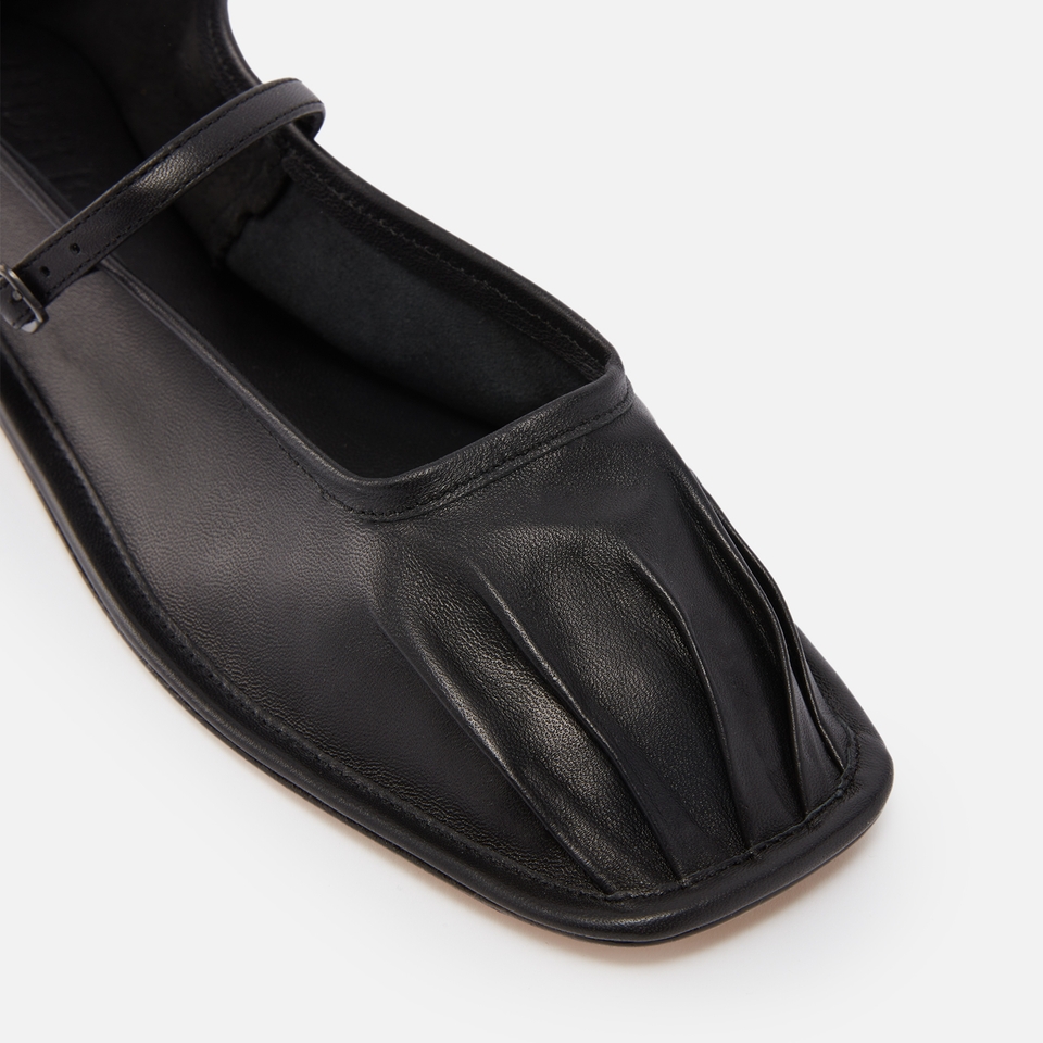 Hereu Women's Dansa Full-Grain Leather Ballet Flats