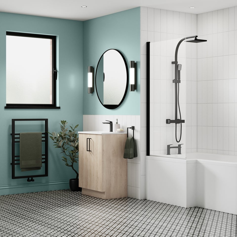Homebase Bathroom Mid Sheen Paint Old Cotswold Blue - 2.5L | Homebase