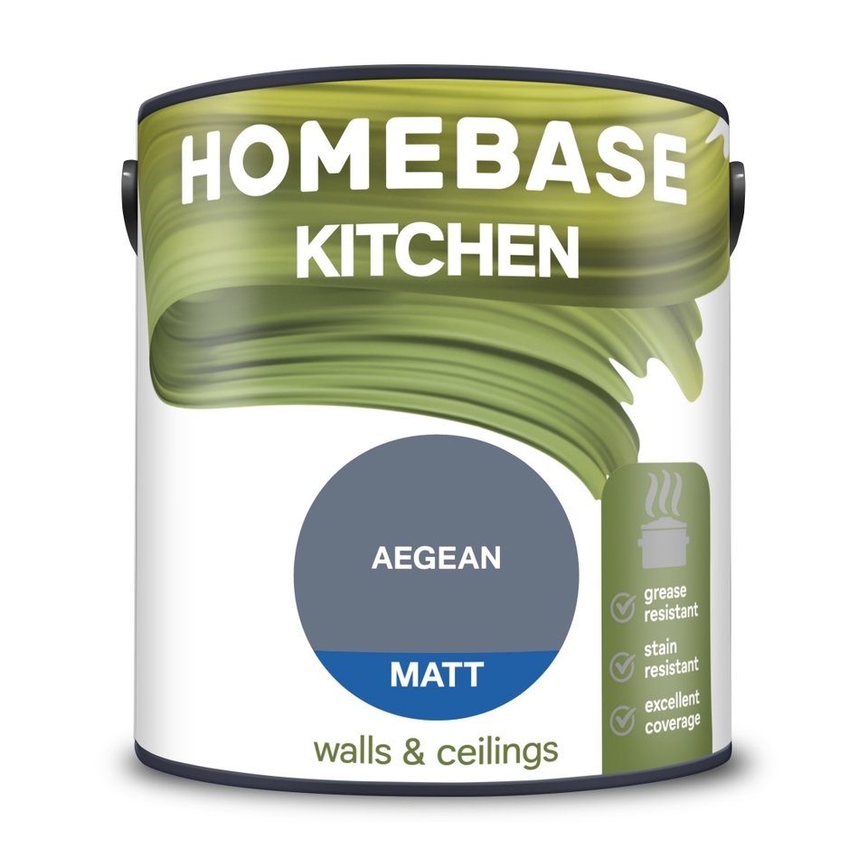 Homebase Kitchen Matt Paint Aegean - 2.5L