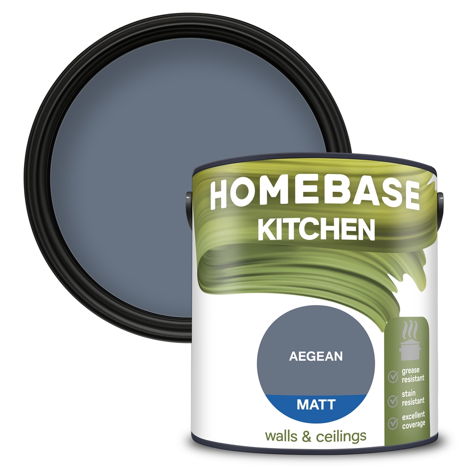 Homebase Kitchen Matt Paint Aegean - 2.5L