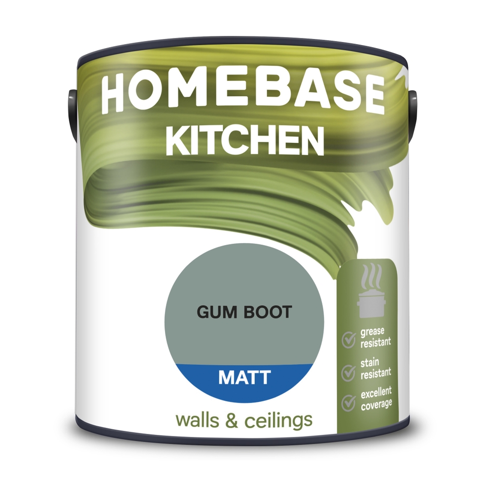 Homebase Kitchen Matt Paint Gum Boot - 2.5L