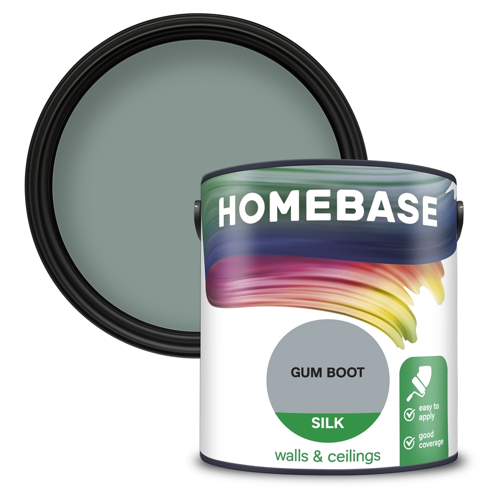 Homebase Silk Emulsion Paint Gum Boot - 2.5L