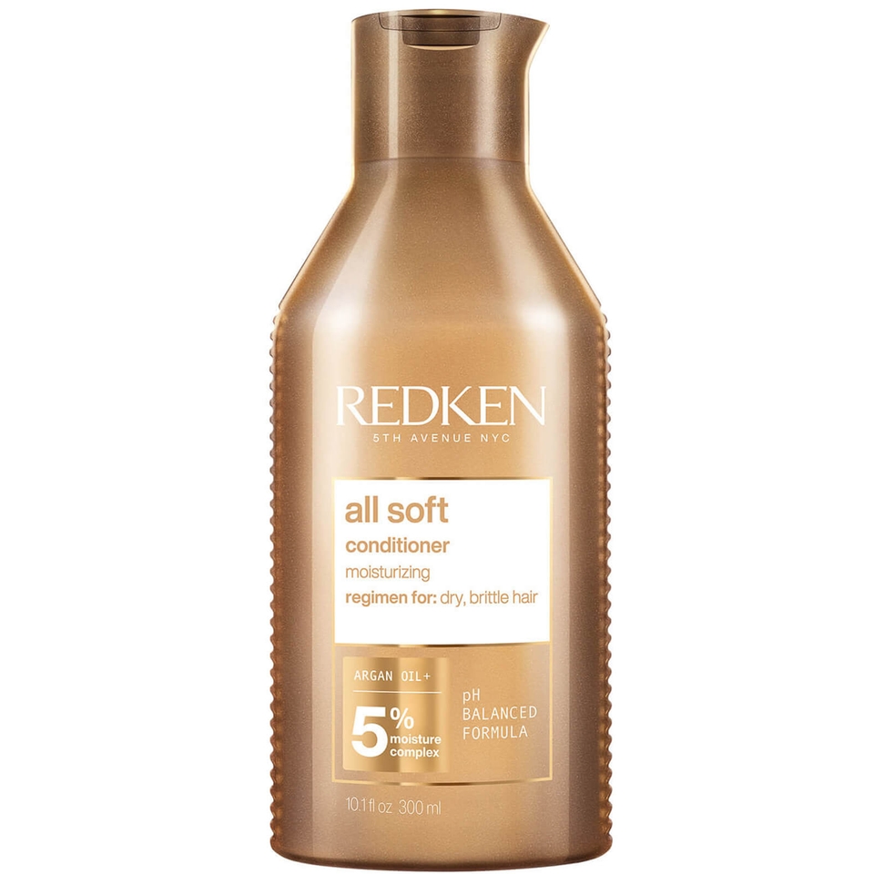 Redken Amino Mint Scalp Cleansing for Greasy Hair Shampoo and All Soft Hydrating Care Conditioner Bundle