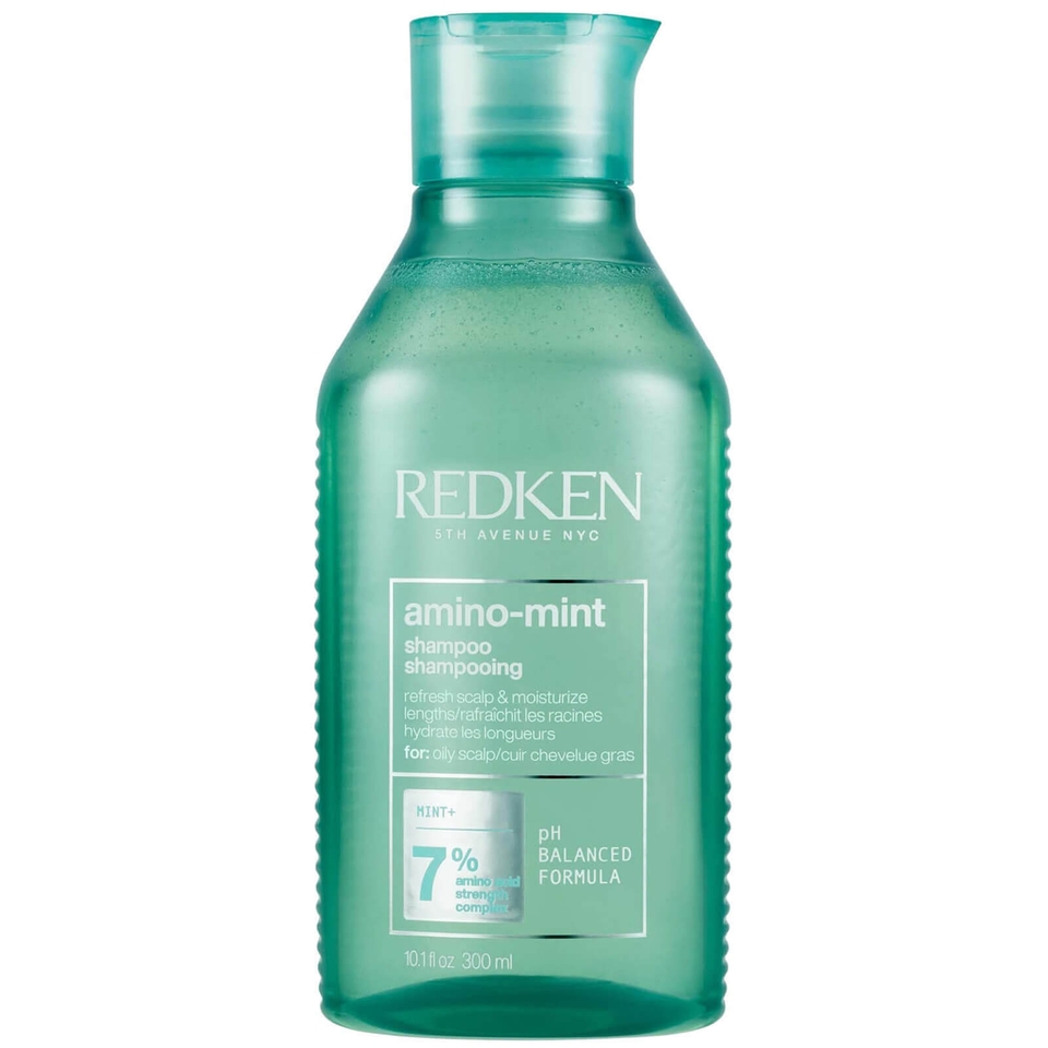 Redken Amino Mint Scalp Cleansing for Greasy Hair Shampoo and Extreme Damage Repair Conditioner Bundle