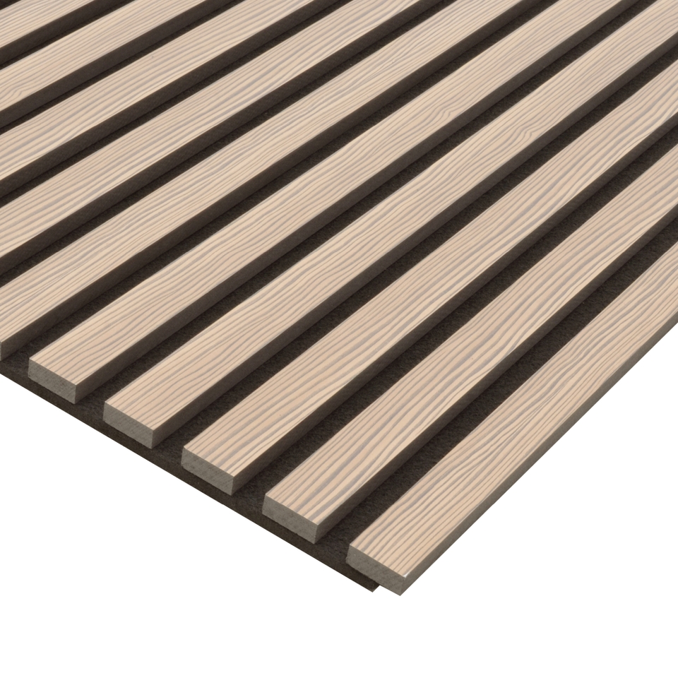 Kraus Acoustic Panel 2400 x 572.5 x 19mm Maple Stripe - 3 Panel Pack