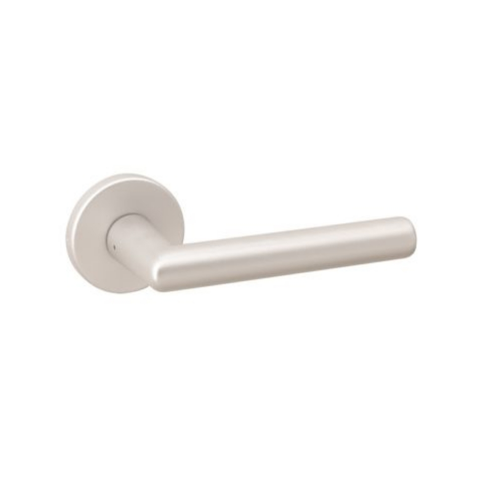 Urfic Easy Click Titan Lever on Rose Door Handle 3 Sets - Satin Aluminium