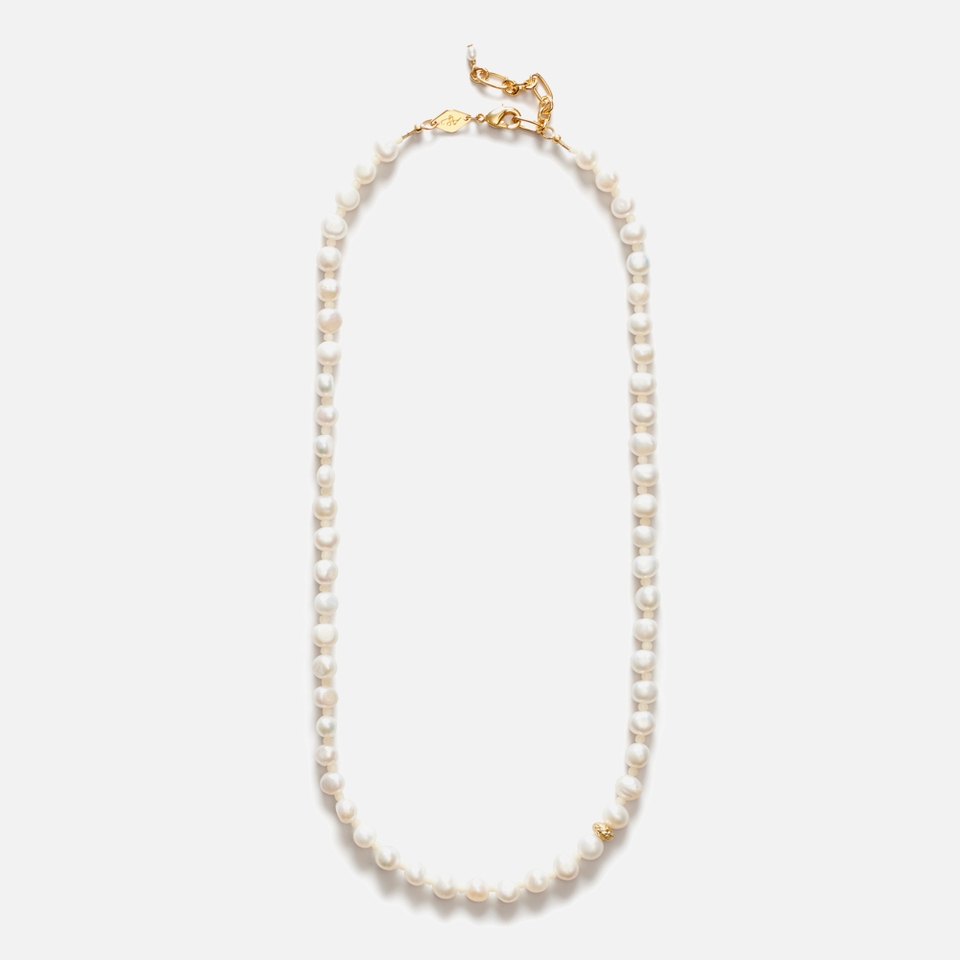 Anni Lu Petit Stellar Pearly 18-K Gold Plated and Freshwater Pearl Necklace