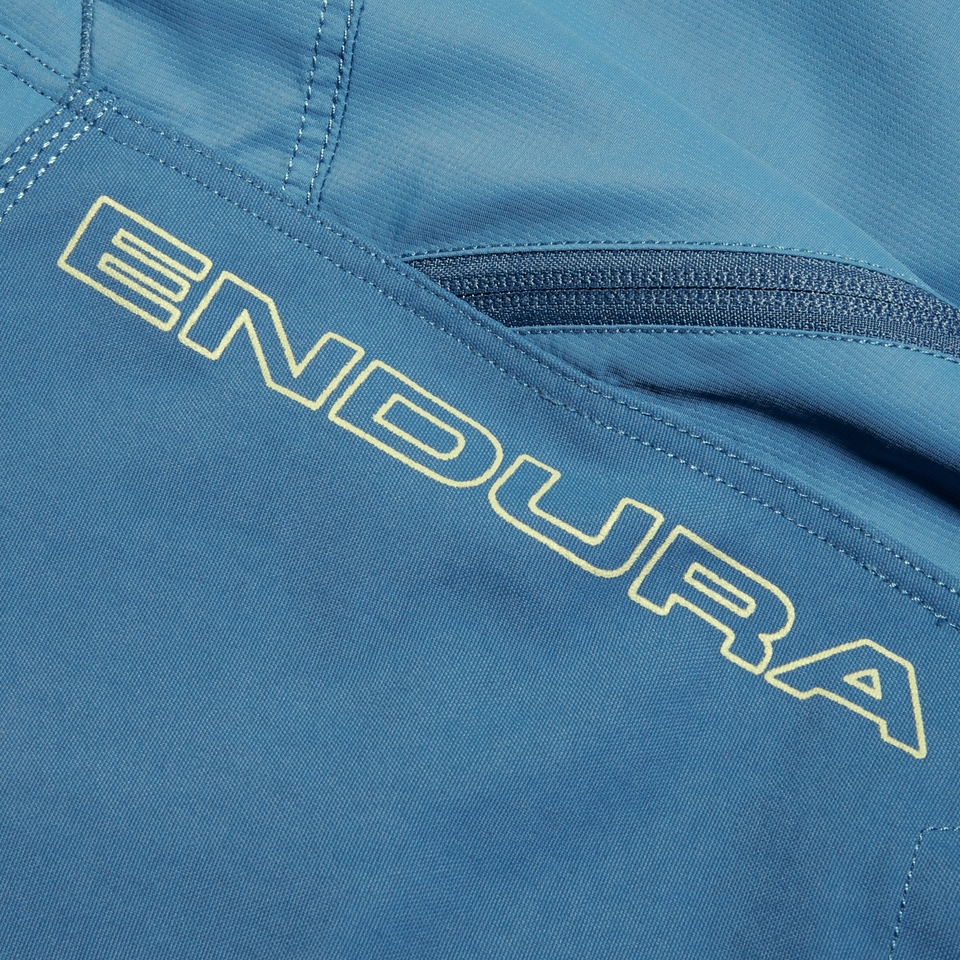 Herren Hummvee Short mit Innenhose - Blue Steel