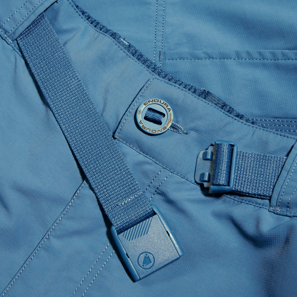 Herren Hummvee Short mit Innenhose - Blue Steel