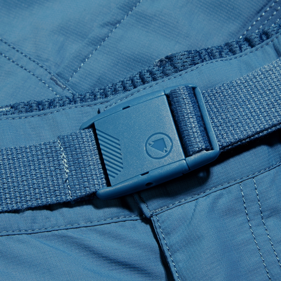 Herren Hummvee Short mit Innenhose - Blue Steel