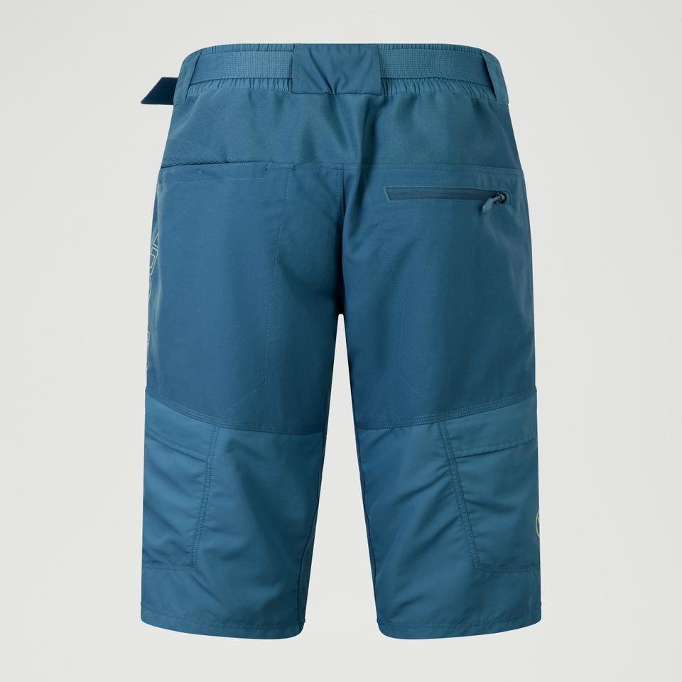 Herren Hummvee Short mit Innenhose - Blue Steel