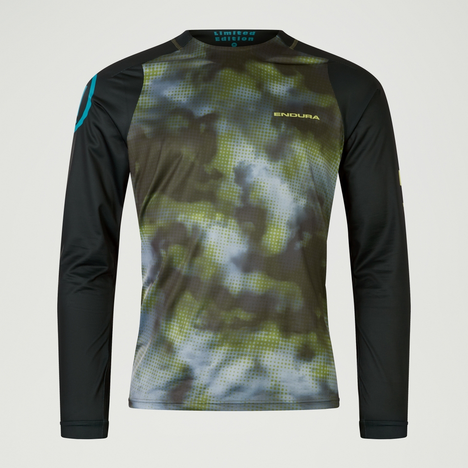 Men's Pixel Cloud L/S Tee LTD - Black