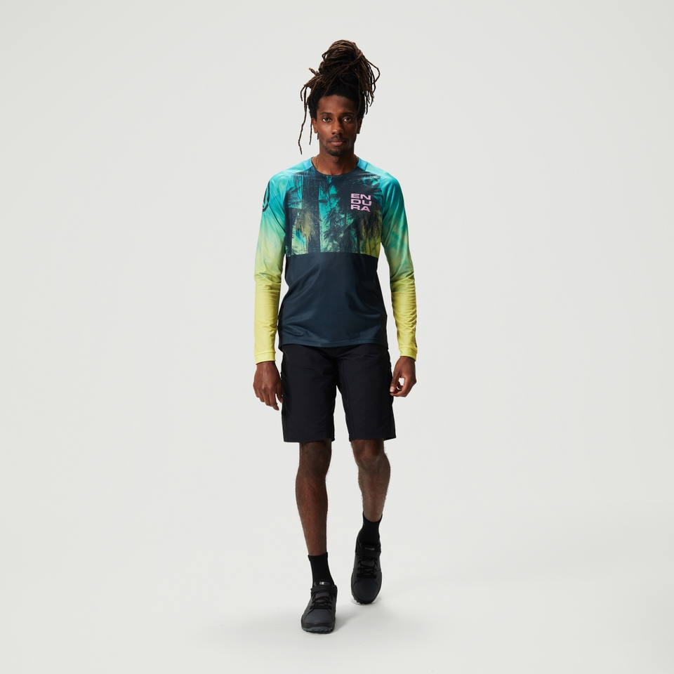 Men's Ltd Tropical L/S Tee - Atlantic