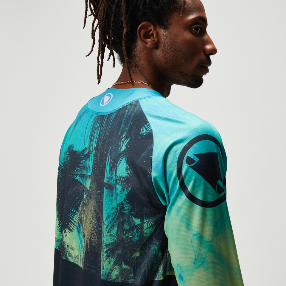 Men's Ltd Tropical L/S Tee - Atlantic