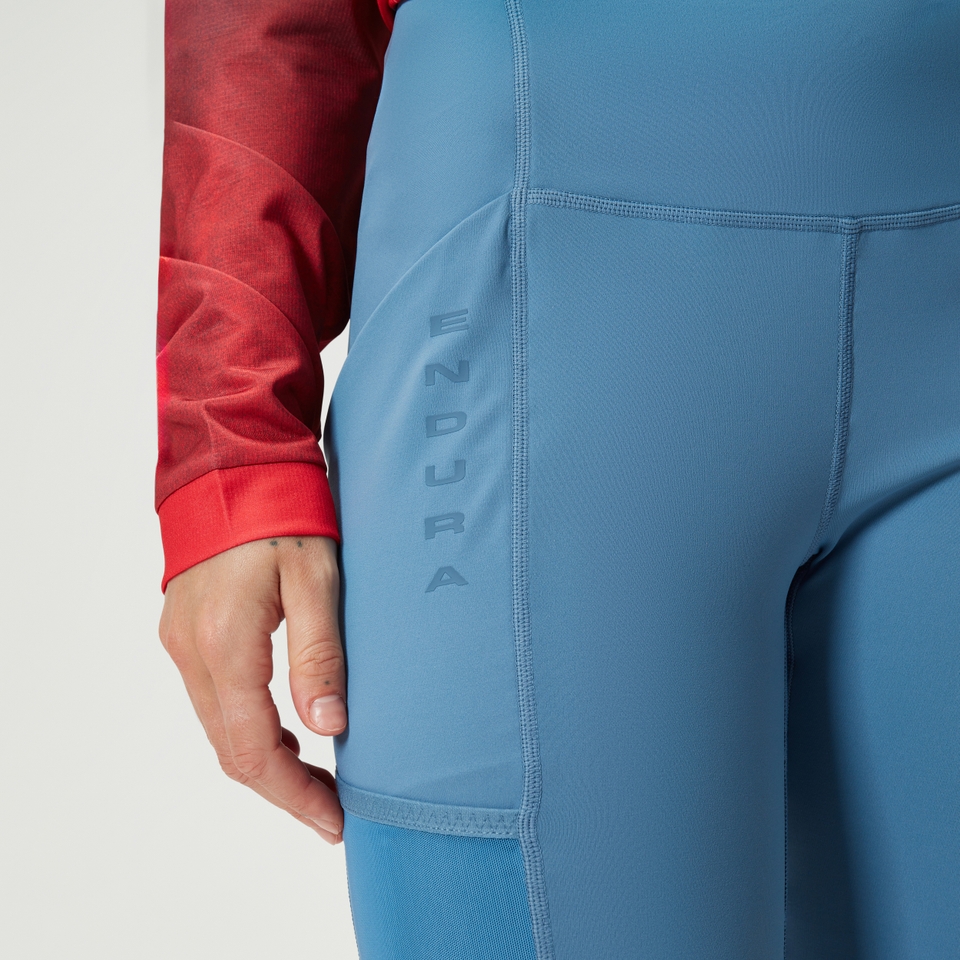 Women's SingleTrack Legging: Bluesteel