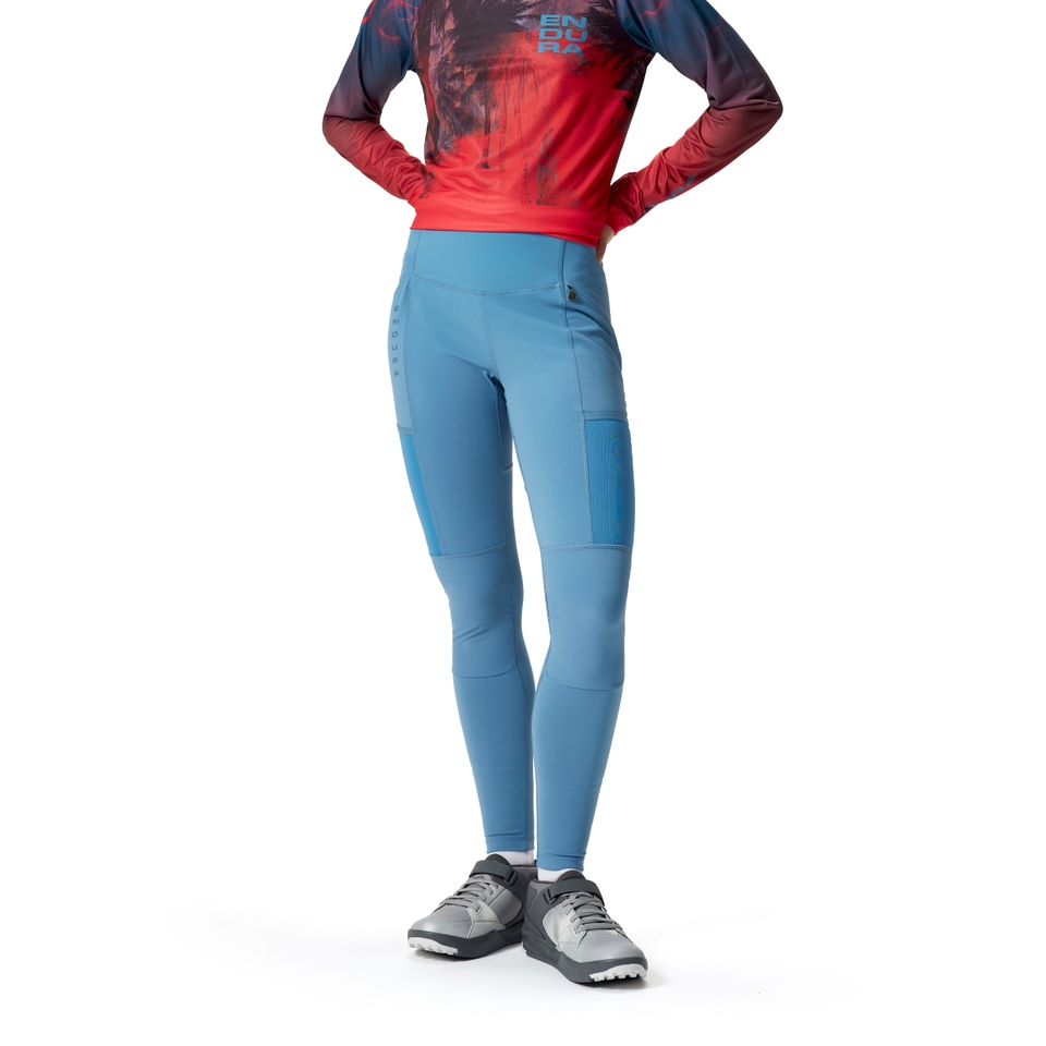 Women's SingleTrack Legging - Blue Steel