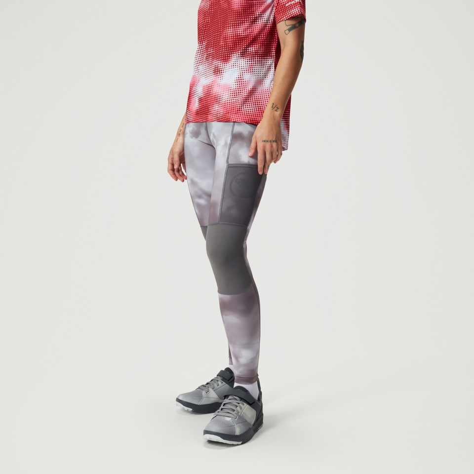 Damen SingleTrack Legging Eintöniges - Grau