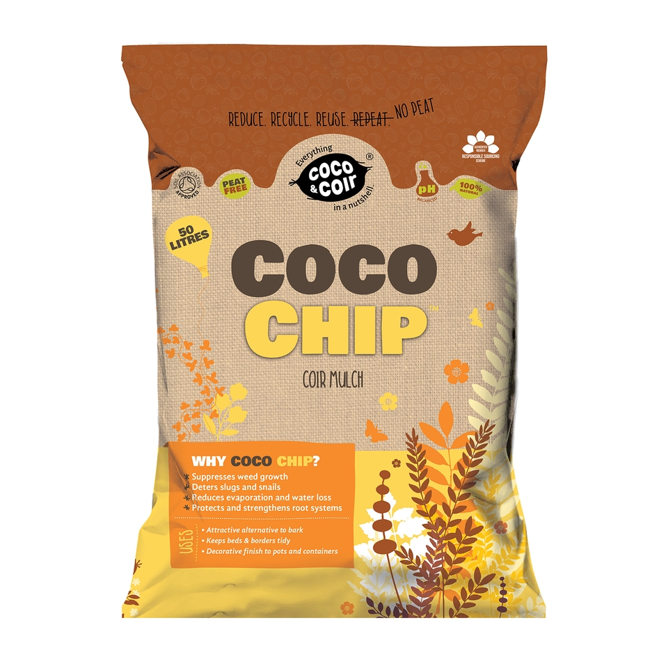 Coco & Coir Coco Chip Mulch - 50L