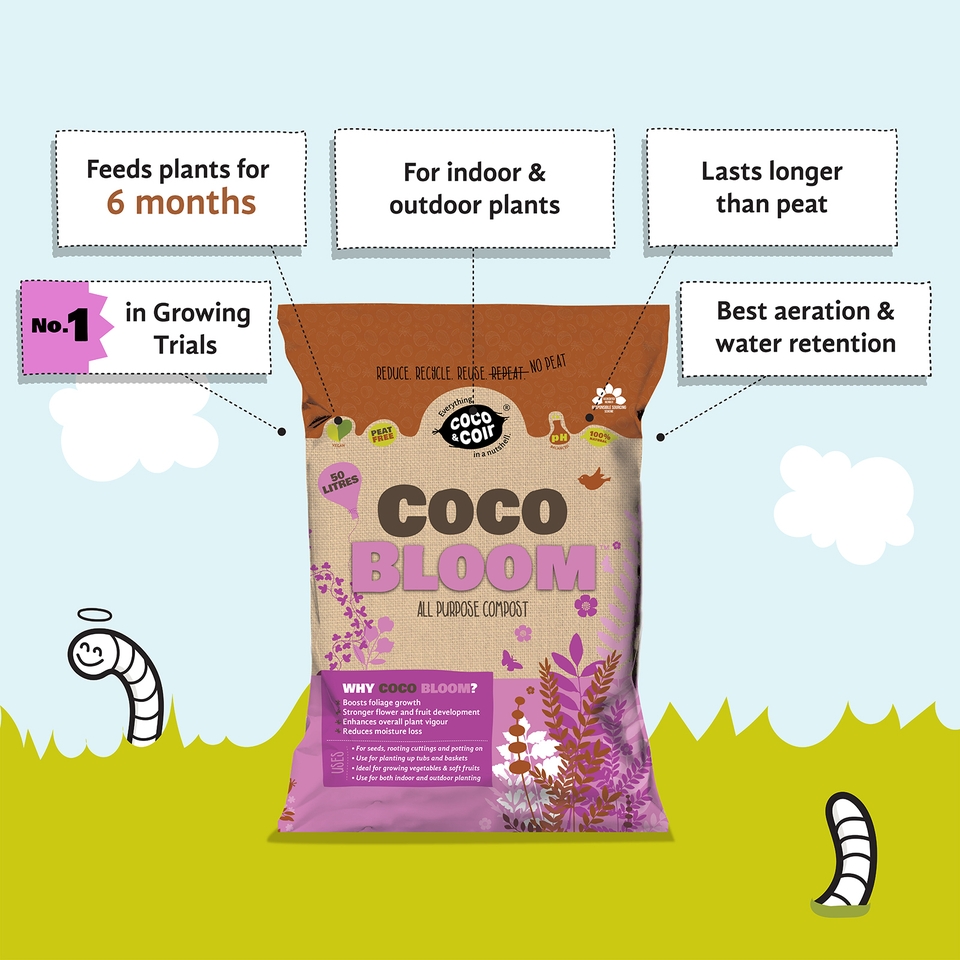 Coco & Coir Coco Bloom All Purpose Compost - 50L