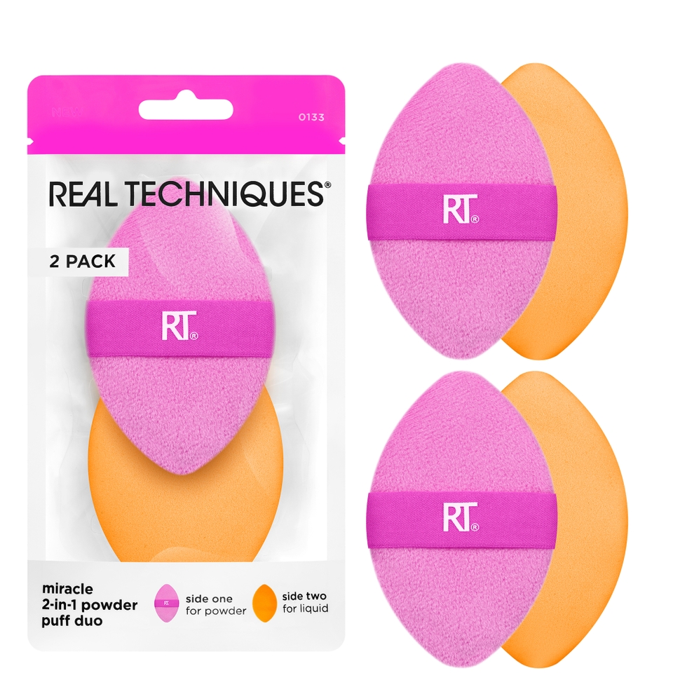 Real Techniques Miracle 2-in-1 Powder Puff Duo