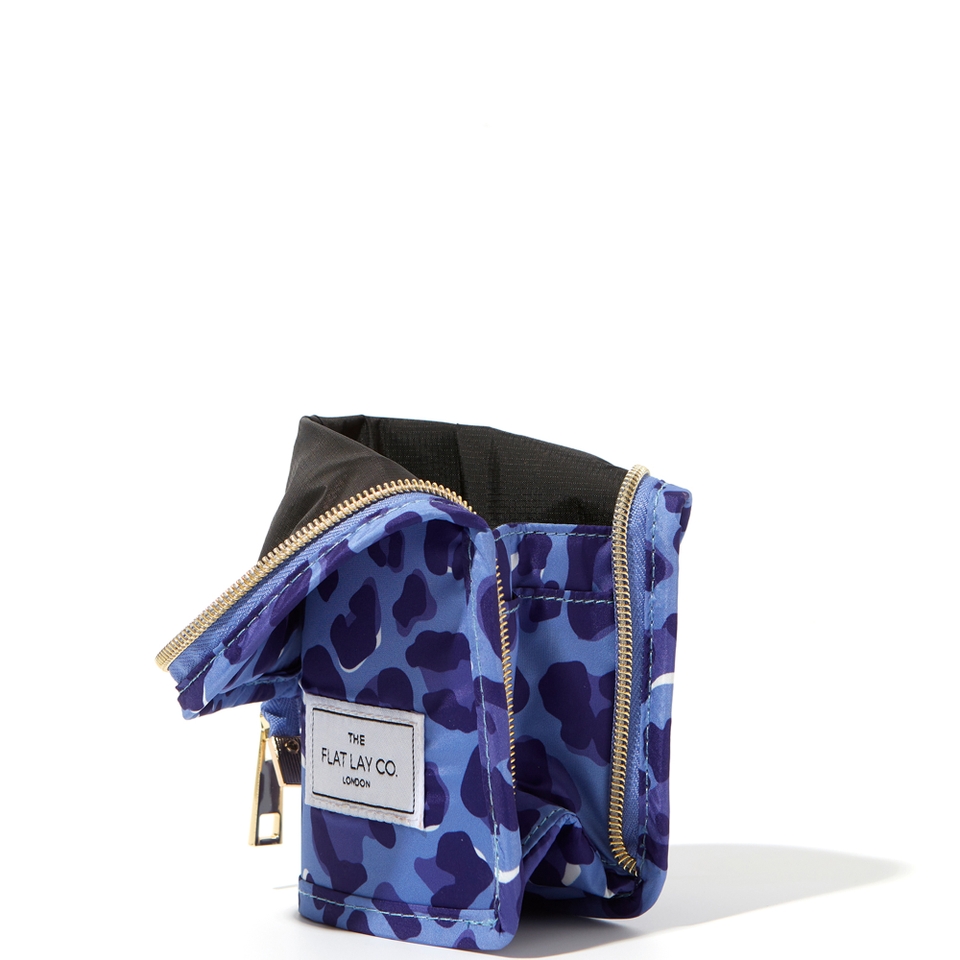 The Flat Lay Co. Brush Holder - Blue Leopard