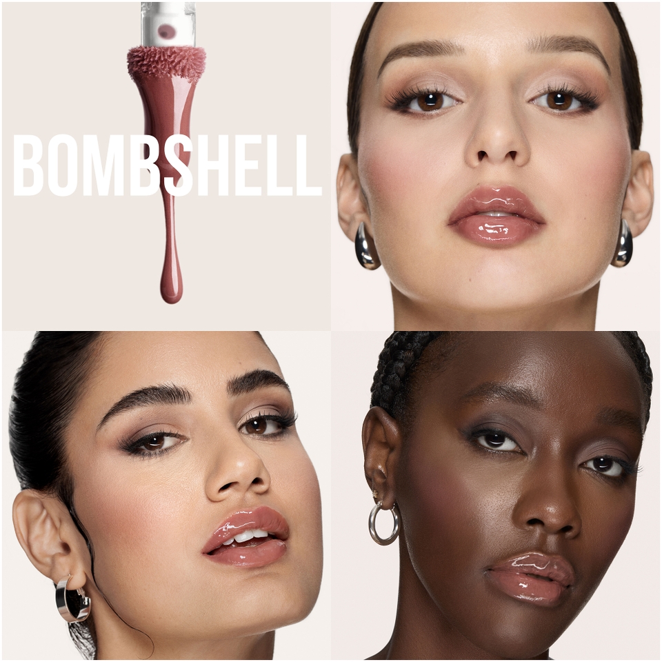 Huda Beauty Faux Filler Extra Shine Lip Gloss - Bombshell