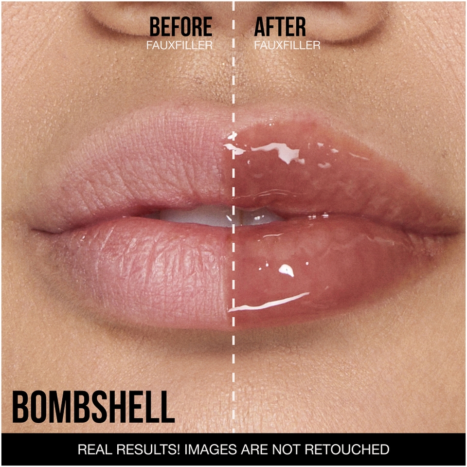 Huda Beauty Faux Filler Extra Shine Lip Gloss - Bombshell