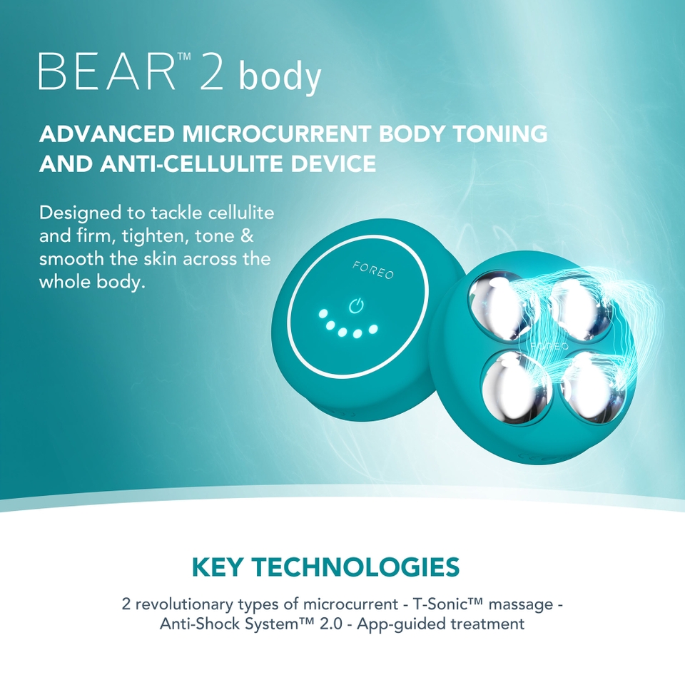 FOREO BEAR 2 Body Sculpt and Tone Supercharged Set - Evergreen