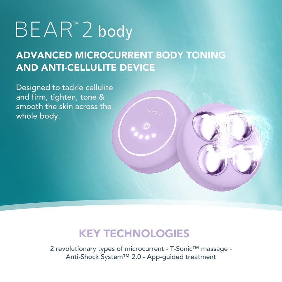 FOREO BEAR 2 Body Sculpt and Tone Supercharged Set - Lavender