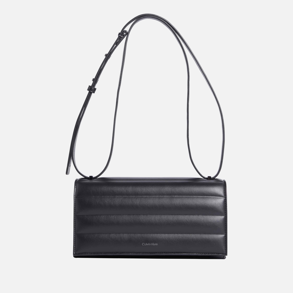 Calvin Klein Line Quilt Convertible Faux Leather Shoulder Bag