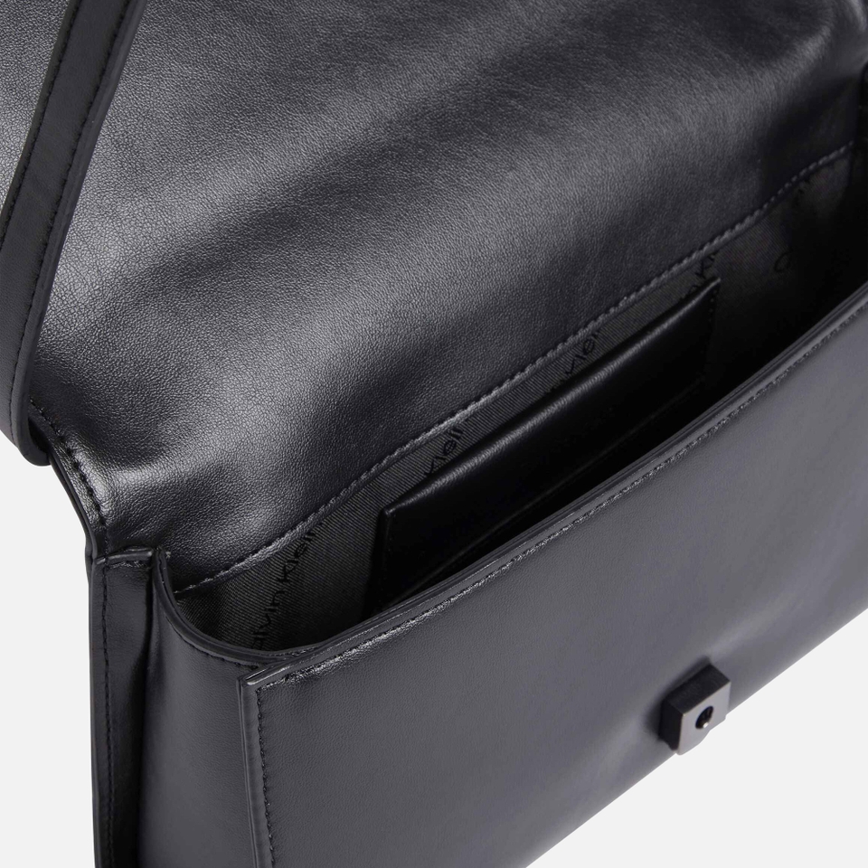 Calvin Klein Line Quilt Convertible Faux Leather Shoulder Bag