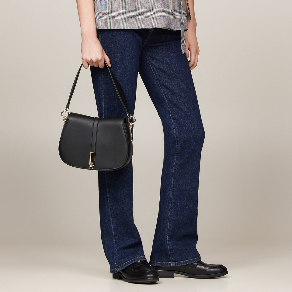 Tommy Hilfiger Heritage Faux Leather Saddle Bag
