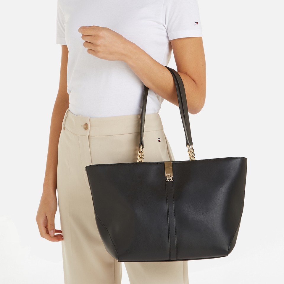 Tommy Hilfiger Heritage Faux Leather Tote Bag