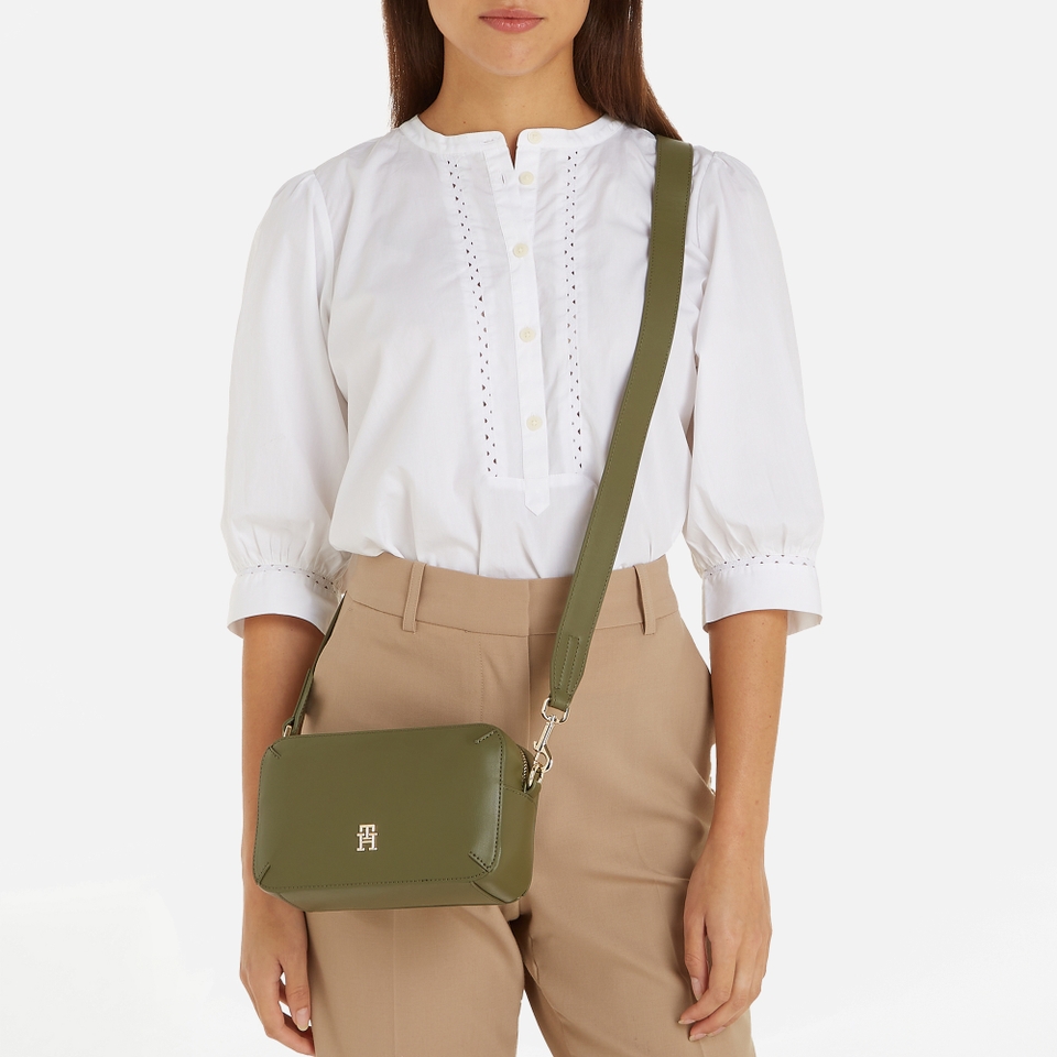 Tommy Hilfiger Chic Faux Leather Camera Bag