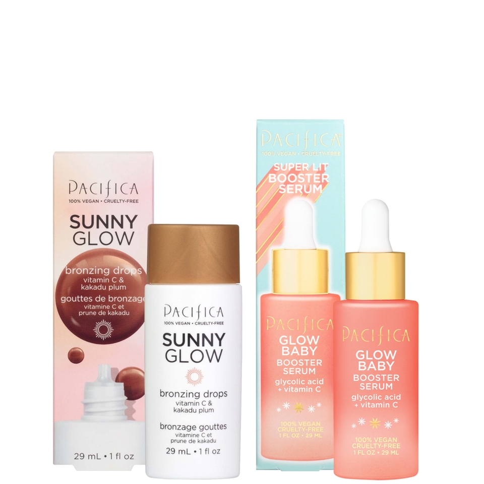 Pacifica Sunny Glow Drops and Glow Baby Serum Duo